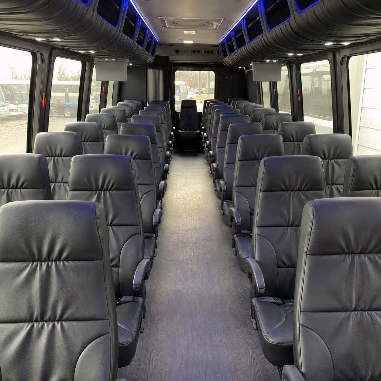 25 passenger minibus inside