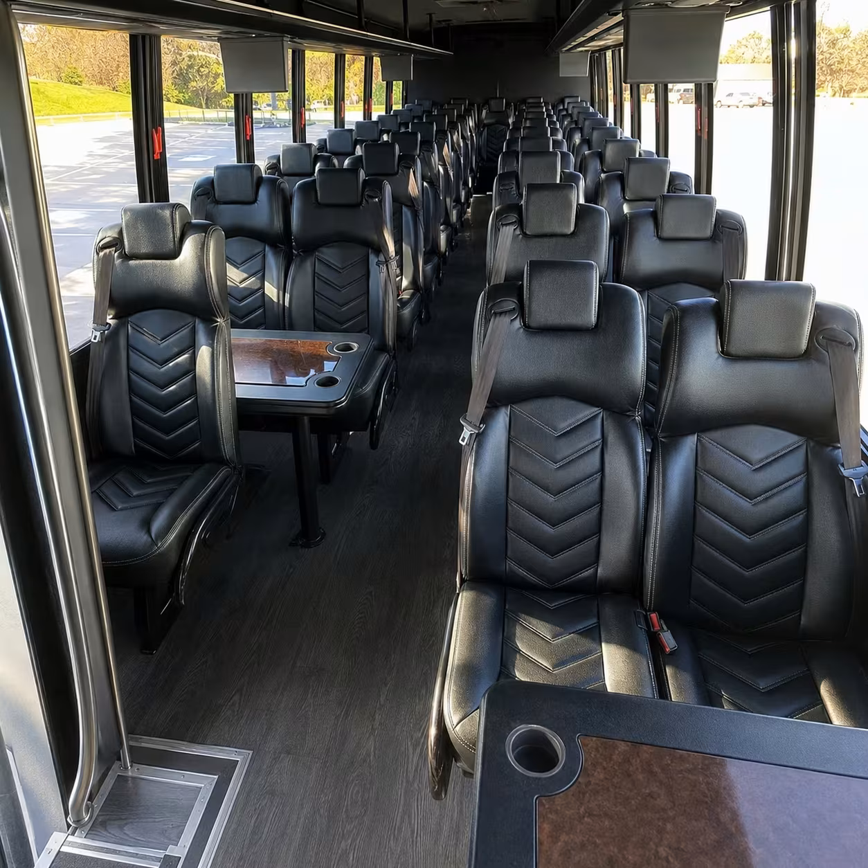 25 passenger minibus interior