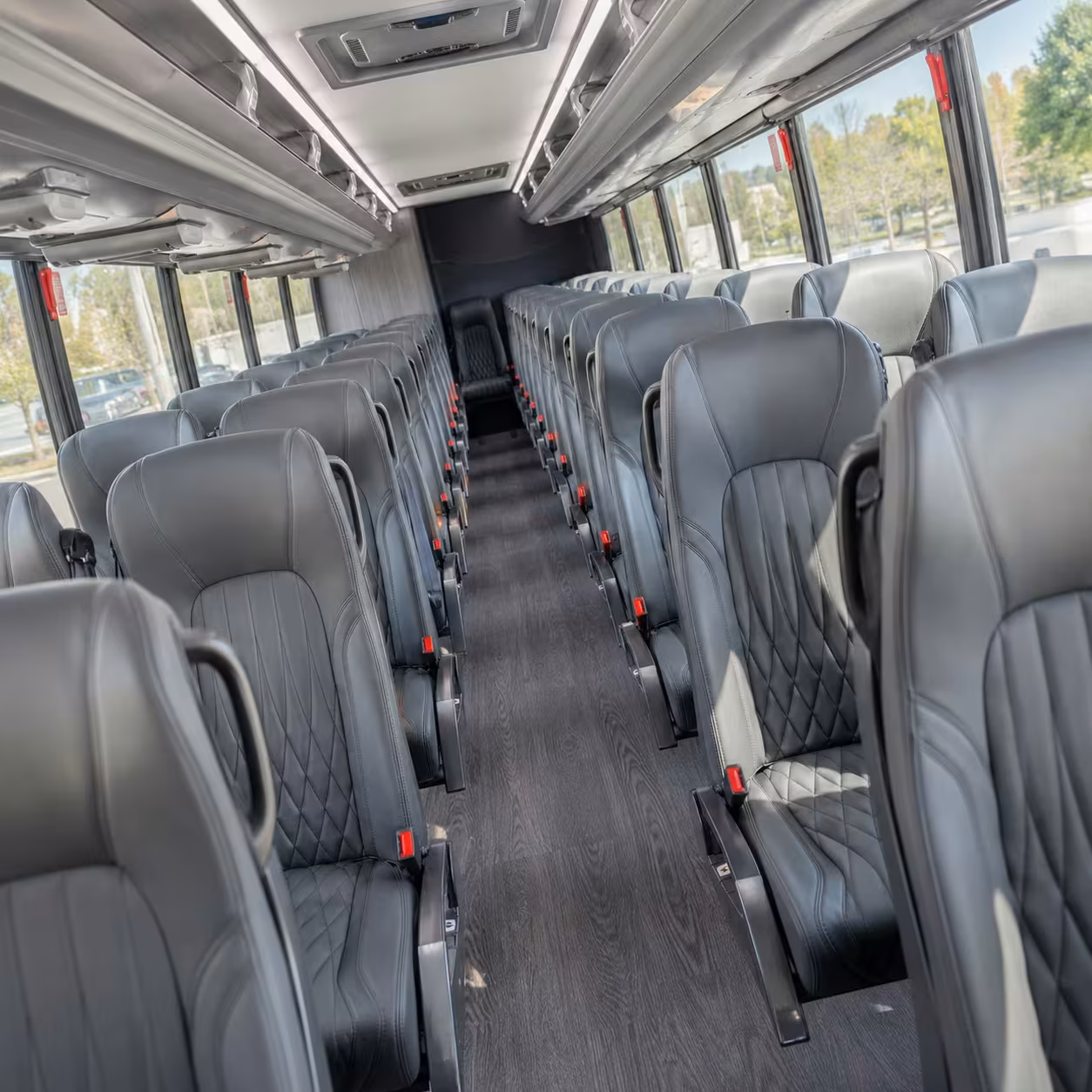 28 passenger minibus inside
