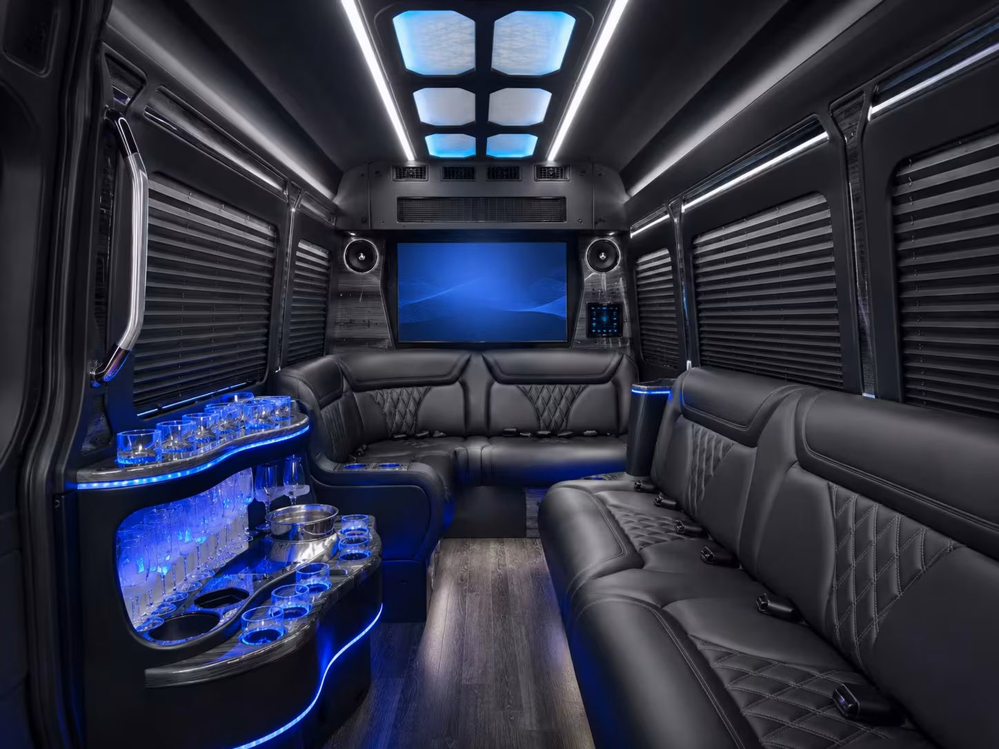 prom night pre party and after party shuttle buses in new bedford