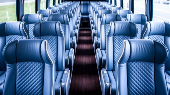 50 passenger charter bus interior