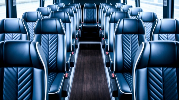 new bedford 25 passenger minibus inside