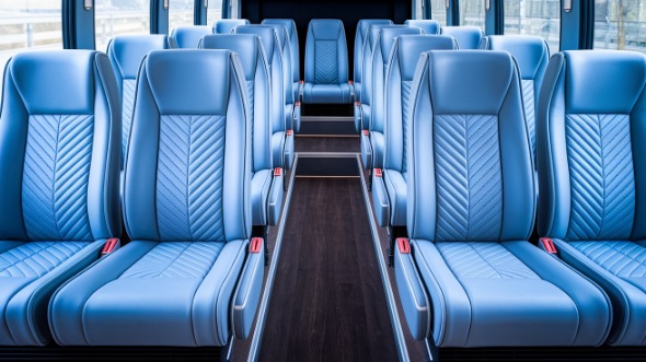 new bedford 30 passenger minibus inside