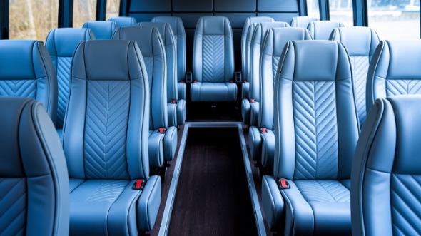 new bedford 35 passenger minibus inside
