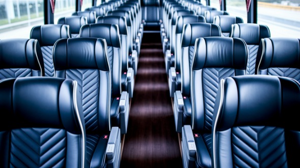 new bedford 50 passenger charter bus rental
