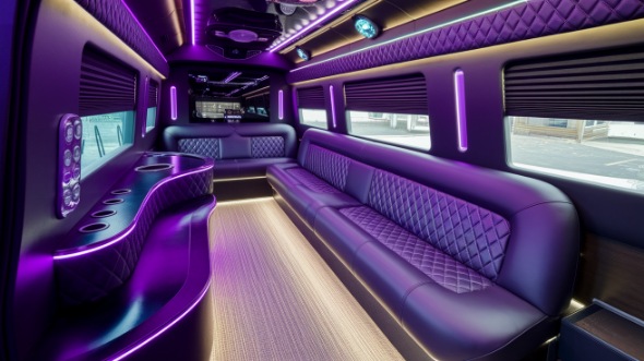 new bedford sprinter limo rental inside
