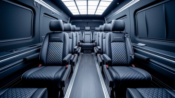 new bedford sprinter van with driver rental