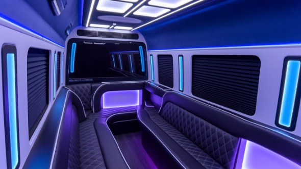 party bus rental interior new bedford
