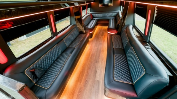 sprinter limo rental interior new bedford